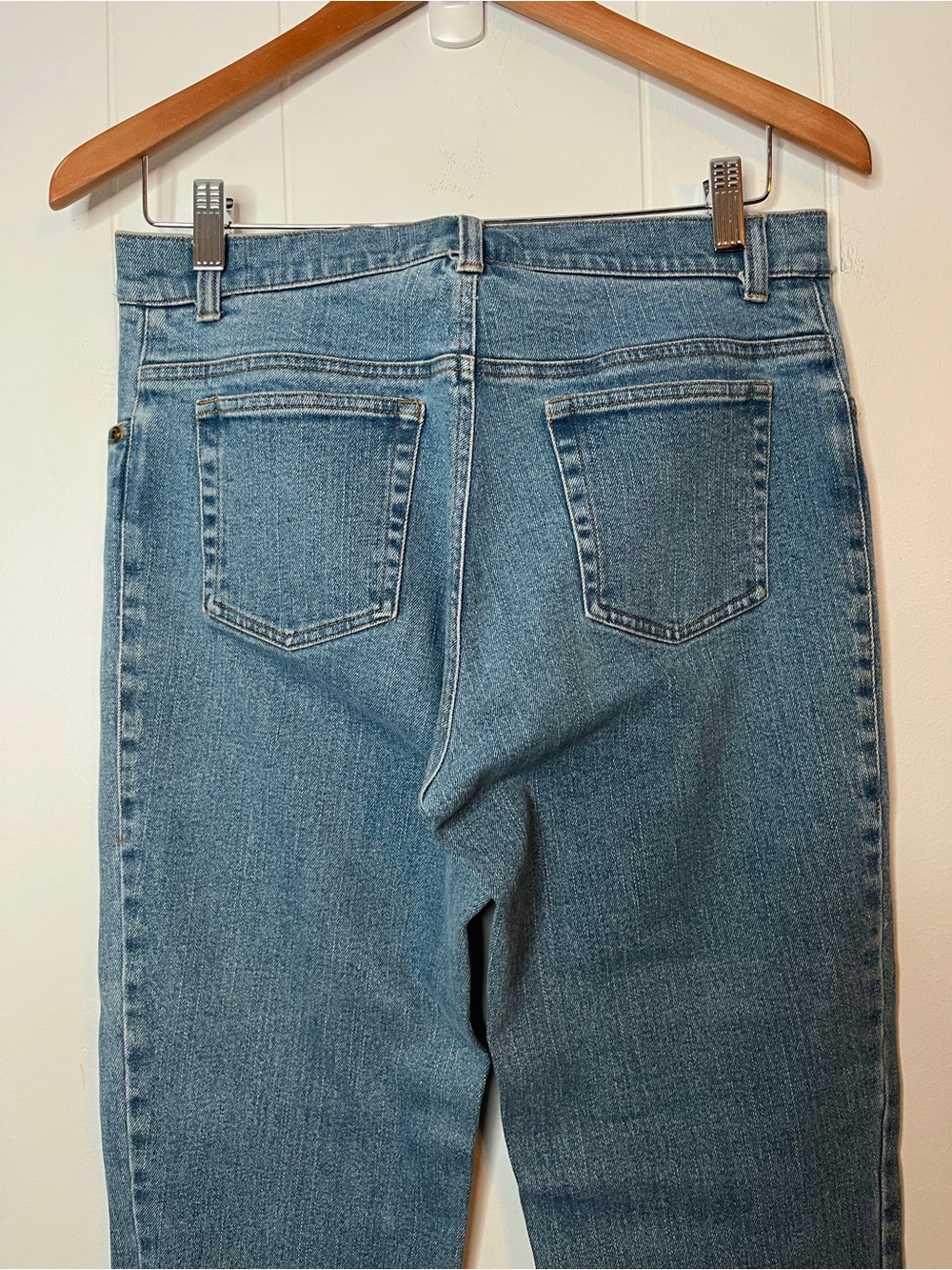 Jones New York Stretch Classic Women's Blue Straight-Leg Jeans Size 6 - Picture 4 of 6